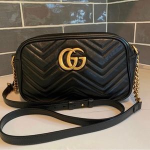 Authentic Gucci Small Marmont Camera Bag